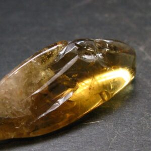 Nice Untreated Unheated Citrine Tumbled Stone From Zambia - 52.0 Carats - 1.5"