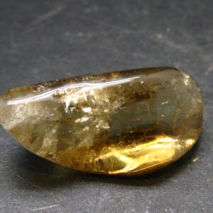 Nice Untreated Unheated Citrine Tumbled Stone From Zambia - 52.10 Carats - 1.4"