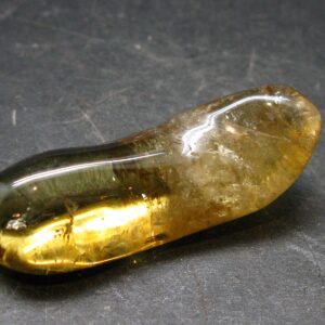 Nice Untreated Unheated Citrine Tumbled Stone From Zambia - 74.55 Carats - 1.8"