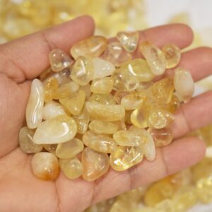 Citrine Tumbled Stones (0.5"–1") • Bulk Crystals For Success, Abundance & Jewelry Making
