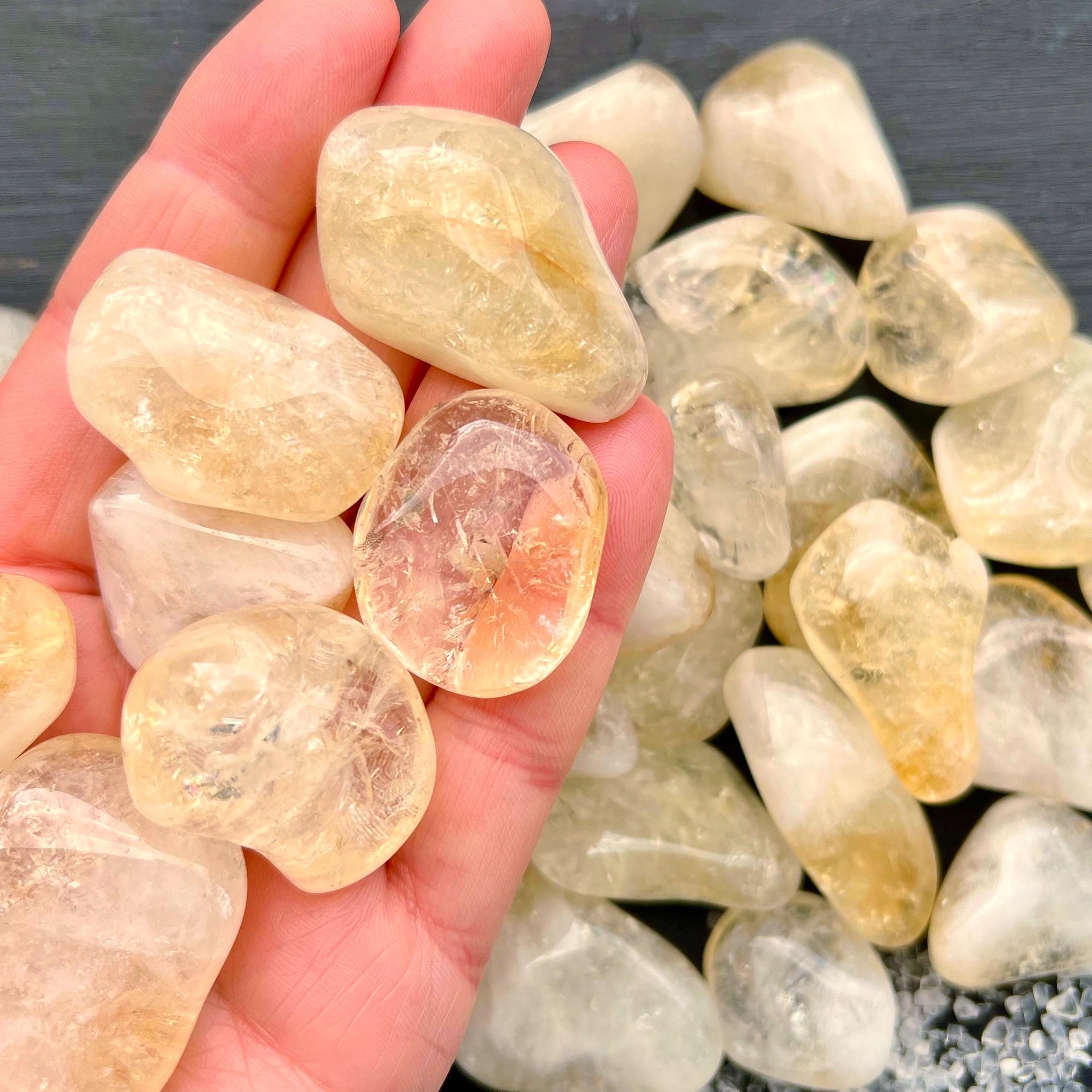 Xl Citrine Tumble | Pocket Stone For Wealth & Positivity