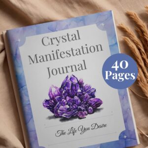 Printable Journal After Loss Of Mom Crystal Spiritual Reset Sympathy Gift For Her Mindfulness Healing 40 Page Bereavement Instant Download