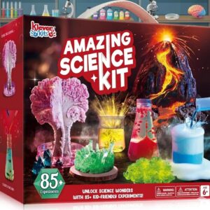 85+ STEM Science Experiment Kit Volcano Eruption & Crystal Growing Set Educational Gift Age 6-10