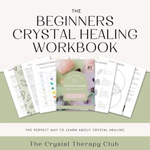 Crystals for Beginners Workbook: Crystal Healing Guide & Grid Templates (PDF Downloadable)