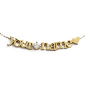 Custom Name Necklace • Dainty Necklace • Letter Necklace • Personalized gift • Tiny Name Necklace • Custom Letter Gift for Her Birthday Gift