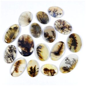 Awesome~ Shazar Dendrite Agate Cabochon. Shazar Dendrite Gemstone. Natural Scenic Dendritic Gemstone. Mix Shape Scenic Loose For Jewelry.