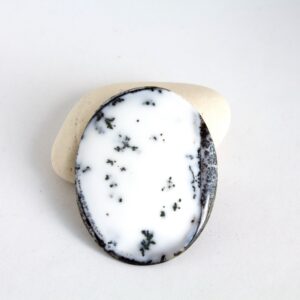 Loose dendritic agate oval cut gemstone 37x48mm Large designer cabochon 55.40ct