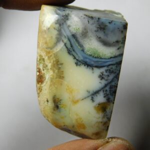 Dendritic Agate Cabochon: Loose Semi Precious Gemstone, 150cts #l60