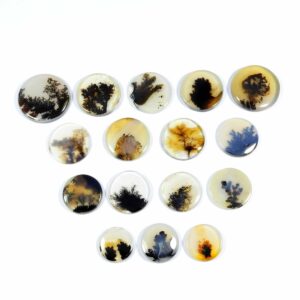 Massive~ Shazar Dendrite Agate Cabochon. Natural Shazar Dendrite Gemstone. Scenic Dendritic Gemstone. Round Shape Scenic Loose For Jewelry.