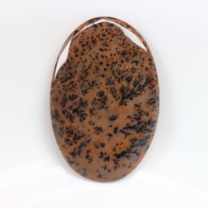 Natural Honey Dendrite agate Cabochon, Big Size, Honey Dendrite Agate Loose Stone, Dendrite Agate Loose Gemstone, Pocket stone, Brown Stone.