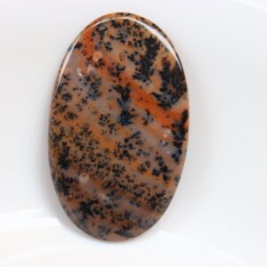 Natural Honey Dendrite agate Cabochon, Big Size, Honey Dendrite Agate Loose Stone, Dendrite Agate Loose Gemstone, Pocket stone, Brown Stone.