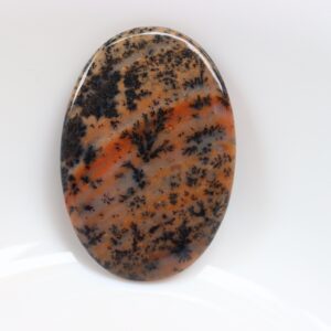 Natural Honey Dendrite agate Cabochon, Big Size, Honey Dendrite Agate Loose Stone, Dendrite Agate Loose Gemstone, Pocket stone, Brown Stone.