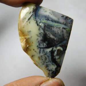 Dendritic Agate Cabochon: Semi Precious Loose Stone, 142cts #l60