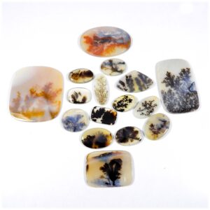 Unique~ Shazar Dendrite Gemstone. Natural Shazar Dendrite Agate Cabochon. Aaa+ Scenic Dendritic Gemstone. Mix Shape Scenic Loose For Jewelry