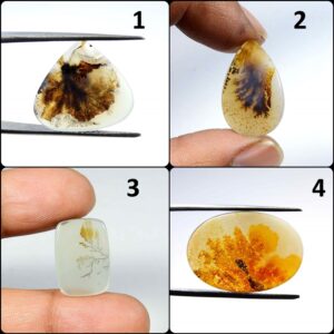 Unique~shazar Dendrite Agate Cabochon. Natural Scenic Dendritic Gemstone. Shazar Dendrite Gemstone. Mix Shape Scenic. Variation