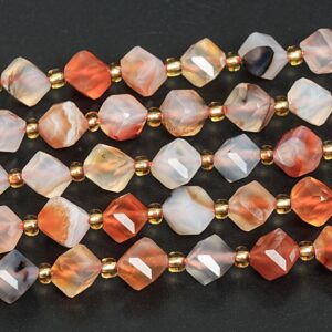 8MM Multicolor Dendrite Agate Beads Grade AAA Genuine Natural Gemstone Faceted Cube Loose Beads 15"/7.5" Bulk Lot Options (126572) 8MM Multicolor Dendrite Agate Beads Grade AAA Genuine Natural Gemstone Faceted Cube Loose Beads 15"/7.5" Bulk Lot Options (126572)