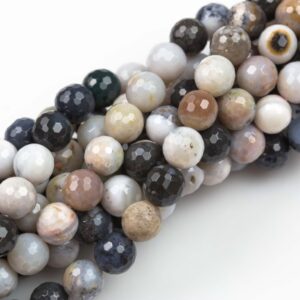 Natural Dendritic Agate- High Quality in Faceted Round- 4mm, 6mm, 8mm, 10mm, 12mm-Full Strand 15.5 inch Strand Gemstone Beads Natural Dendritic Agate- High Quality in Faceted Round- 4mm, 6mm, 8mm, 10mm, 12mm-Full Strand 15.5 inch Strand Gemstone Beads