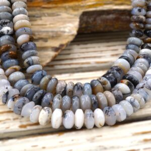 Dendrite Agate 9mm Rondelle Beads (etb01701) Unique Jewelry/vintage Jewelry/gemstone Necklace Dendrite Agate 9mm Rondelle Beads (etb01701) Unique Jewelry/vintage Jewelry/gemstone Necklace