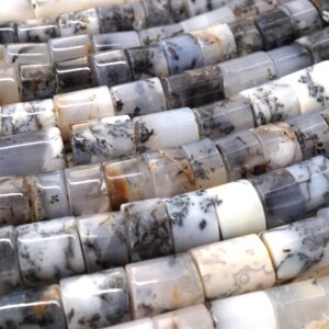 Dendrite Agate 10-12 Mm Cylinder Beads (etb01702) Unique Jewelry/vintage Jewelry/gemstone Necklace Dendrite Agate 10-12 Mm Cylinder Beads (etb01702) Unique Jewelry/vintage Jewelry/gemstone Necklace