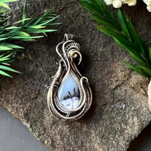 Dendritic Agate Pendant