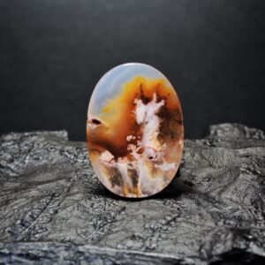 Dendrite Agate Cabochon Brazil Agate Cabochon Stone Natural Gemstone Cabochon 32x23x5 Mm 35 Ct Agate Loose Stone Jewelry Dendrite Pendant