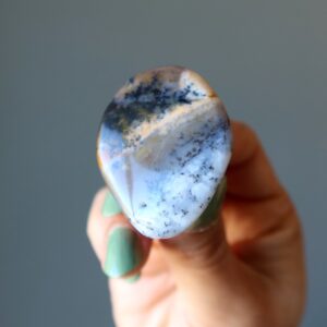 Dendritic Agate Ring Mysteries Big Purple Gemstone Bronze Adjustable Dendritic Agate Ring Mysteries Big Purple Gemstone Bronze Adjustable