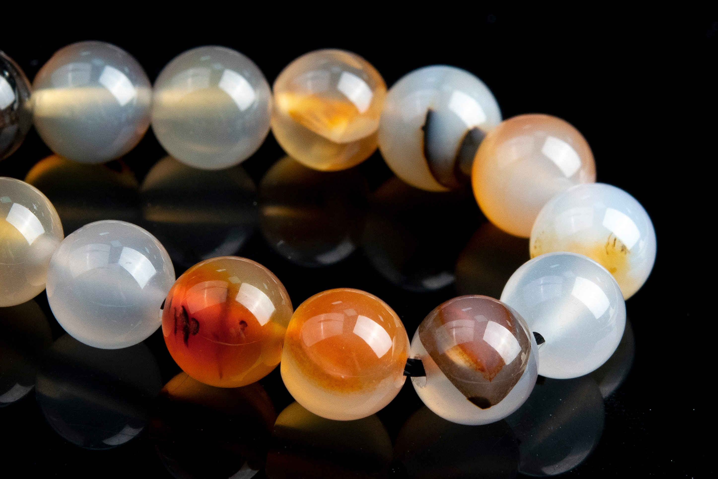 8mm Dendrite Agate Beads Grade Aaa Genuine Natural Africa Gemstone Half Strand Round Loose Beads 7.5" Bulk Lot 1,3,5,10 And 50 (103350h-785)