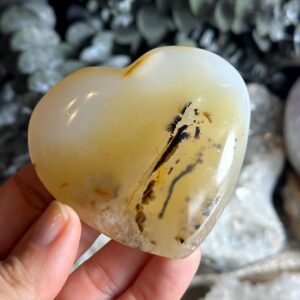 Dendritic Agate Heart