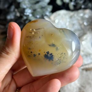 Dendritic Agate Heart