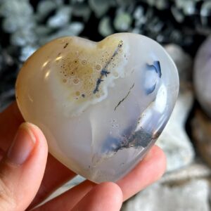 Dendritic Agate Heart