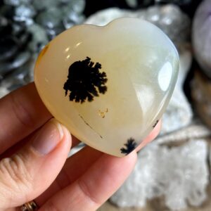 Dendritic Agate Heart