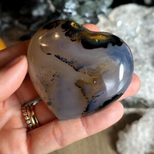 Dendritic Agate Heart