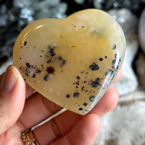 Dendritic Agate Heart