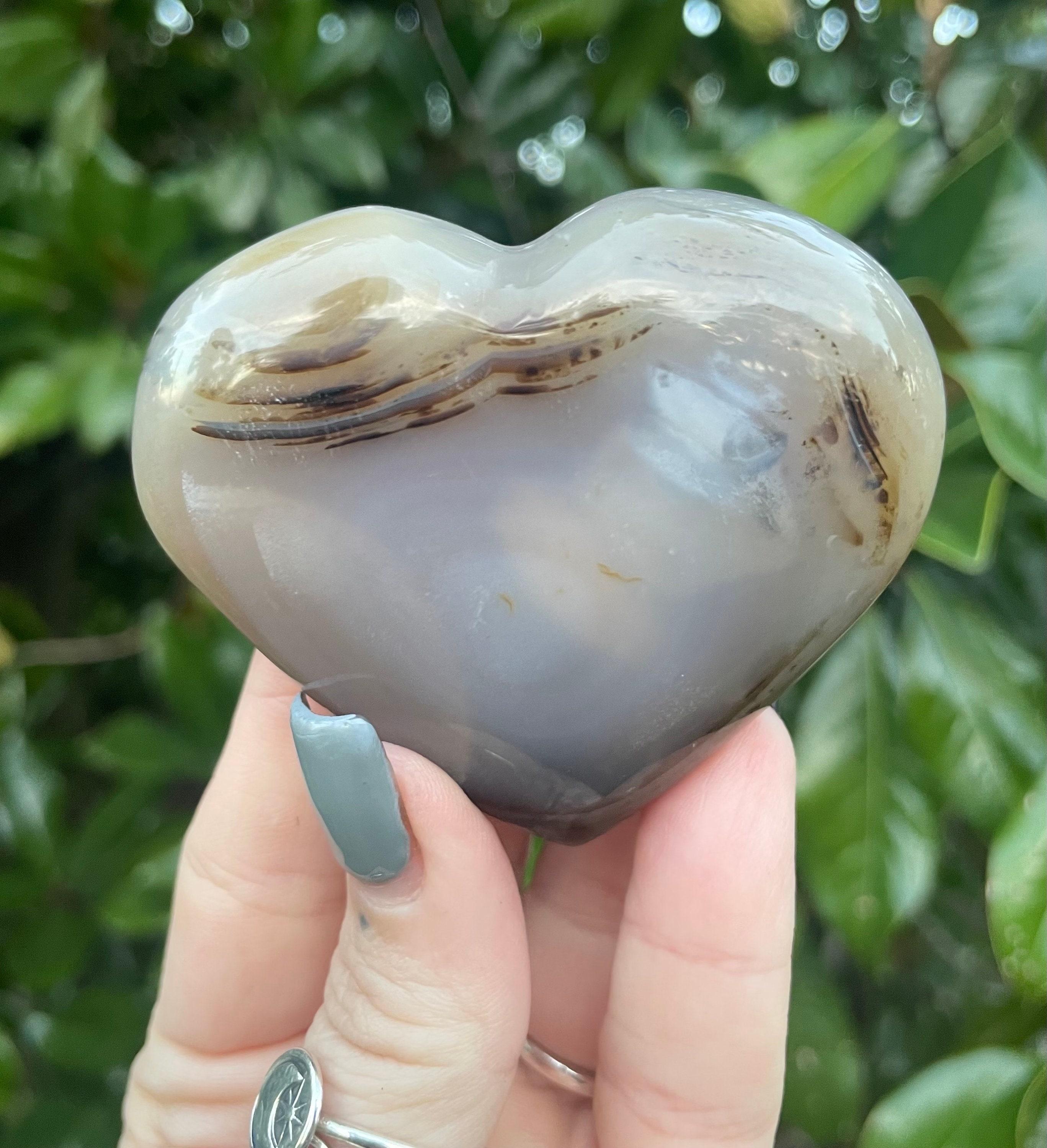 Dendritic Agate, Dendritic Heart