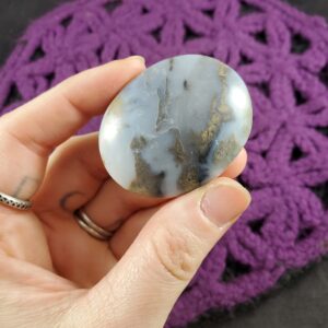 Small Dendritic Agate Gallet Palmstone Crystal Polished Stones Palm stone Crystals Natural Indonesia dendrite