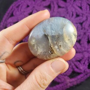 Small Dendritic Agate Gallet Palmstone Crystal Polished Stones Palm stone Crystals Natural Indonesia dendrite