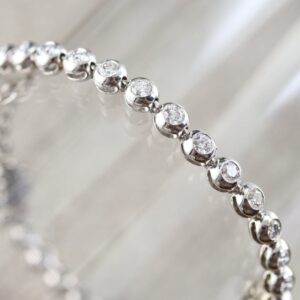 18k White Gold Diamond Tennis Bracelet, 4.55 Carats 18k White Gold Diamond Tennis Bracelet, 4.55 Carats
