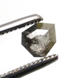 0.355 Carats April Birthstone Salt And Pepper Diamond Loose Rose Cut Cabochon Shield Gemstone Perfect Ring Stone Handmade Hand Flat Bottom 0.355 Carats April Birthstone Salt And Pepper Diamond Loose Rose Cut Cabochon Shield Gemstone Perfect Ring Stone Handmade Hand Flat Bottom
