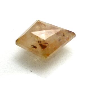 0.585 Carats Salmon Pink Diamond Loose Rose Cut Cabochon Shield Brilliant Gemstone Perfect Stone For A Ring Handmade Hand Cut Flat Bottom 0.585 Carats Salmon Pink Diamond Loose Rose Cut Cabochon Shield Brilliant Gemstone Perfect Stone For A Ring Handmade Hand Cut Flat Bottom