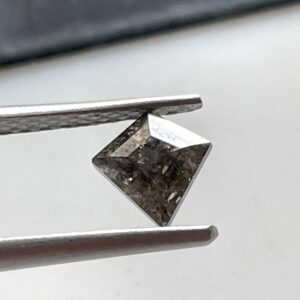 0.73CTW/6.7mm Fancy Kite Shaped Clear Black Salt And Pepper Rose Cut Diamond Loose, Natural Diamond Flat Back Cabochon, DDS685/6 0.73CTW/6.7mm Fancy Kite Shaped Clear Black Salt And Pepper Rose Cut Diamond Loose, Natural Diamond Flat Back Cabochon, DDS685/6