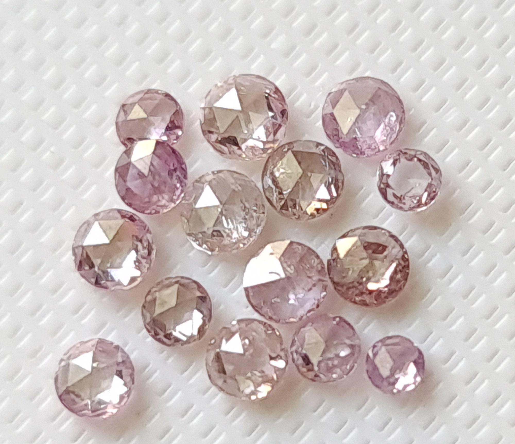 Pink Rose Cut Diamond, Conflict Free 1.8-2.5mm Natural Pink Rose Cut Diamond Cabochon, Loose Pink Diamond For Jewelry (1pc To 2pcs)-pdd425 Pink Rose Cut Diamond, Conflict Free 1.8-2.5mm Natural Pink Rose Cut Diamond Cabochon, Loose Pink Diamond For Jewelry (1pc To 2pcs)-pdd425