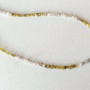 1-2mm Yellow Diamonds, White Diamonds, White & Yellow Raw Diamonds, Conflict Free Diamond, Natural Diamond Beads For Jewelry (8in To16in) 1-2mm Yellow Diamonds, White Diamonds, White & Yellow Raw Diamonds, Conflict Free Diamond, Natural Diamond Beads For Jewelry (8in To16in)