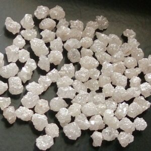 2.5-3.5mm White Rough Diamond, White Raw Diamond, Uncut Diamond, Loose White Diamond, Conflict Free Diamond For Jewelry (5pcs To 50pcs)