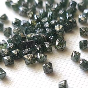 2-2.5mm Blue Green Diamond Crystals, Raw Diamond Crystal, Loose Diamond Crystal, Octahedron Crystals, Diamond Jewelry (1 Ct To 2 Cts) 2-2.5mm Blue Green Diamond Crystals, Raw Diamond Crystal, Loose Diamond Crystal, Octahedron Crystals, Diamond Jewelry (1 Ct To 2 Cts)