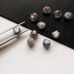 3.5-4mm Grey Raw Diamond Crystal, Natural Rough Diamond Crystal, Uncut Diamond, Loose Diamond Crystal, Diamond Crystal (10pcs To 50pcs) 3.5-4mm Grey Raw Diamond Crystal, Natural Rough Diamond Crystal, Uncut Diamond, Loose Diamond Crystal, Diamond Crystal (10pcs To 50pcs)