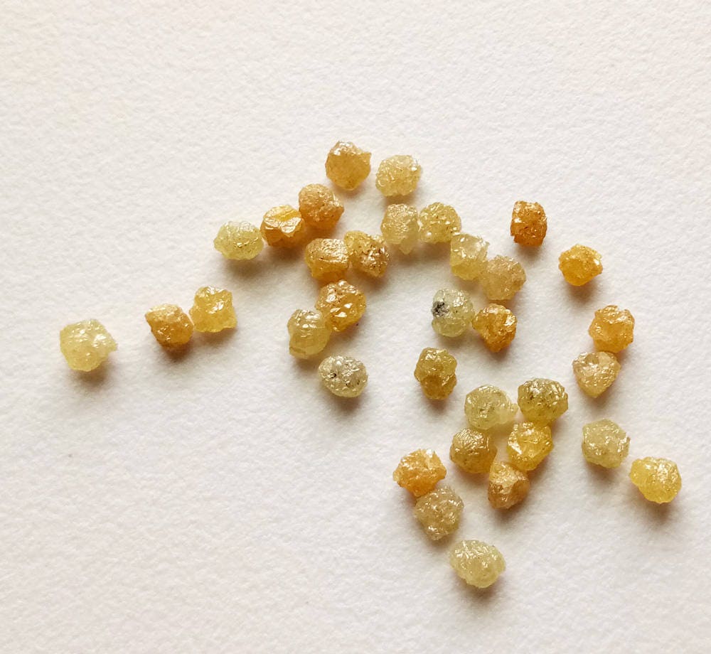 3-3.5mm Yellow Rough Diamond, Loose Yellow Raw Diamond, Uncut Diamond, Conflict Free Yellow Diamonds For Jewelry (1ct To 10ct) - Ddp250 3-3.5mm Yellow Rough Diamond, Loose Yellow Raw Diamond, Uncut Diamond, Conflict Free Yellow Diamonds For Jewelry (1ct To 10ct) - Ddp250