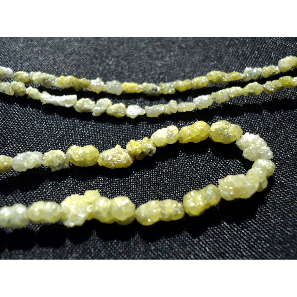 3-5mm Yellow Diamonds, Raw Diamonds, Conflict Free Diamond, Rough Diamond Tumbles For Jewelry (4in To 16in Options) 3-5mm Yellow Diamonds, Raw Diamonds, Conflict Free Diamond, Rough Diamond Tumbles For Jewelry (4in To 16in Options)