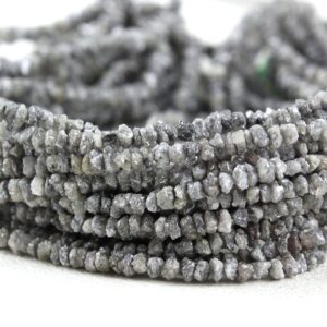 Aaa Grey Diamond Chips: Raw Gemstone Beads, 2-3mm