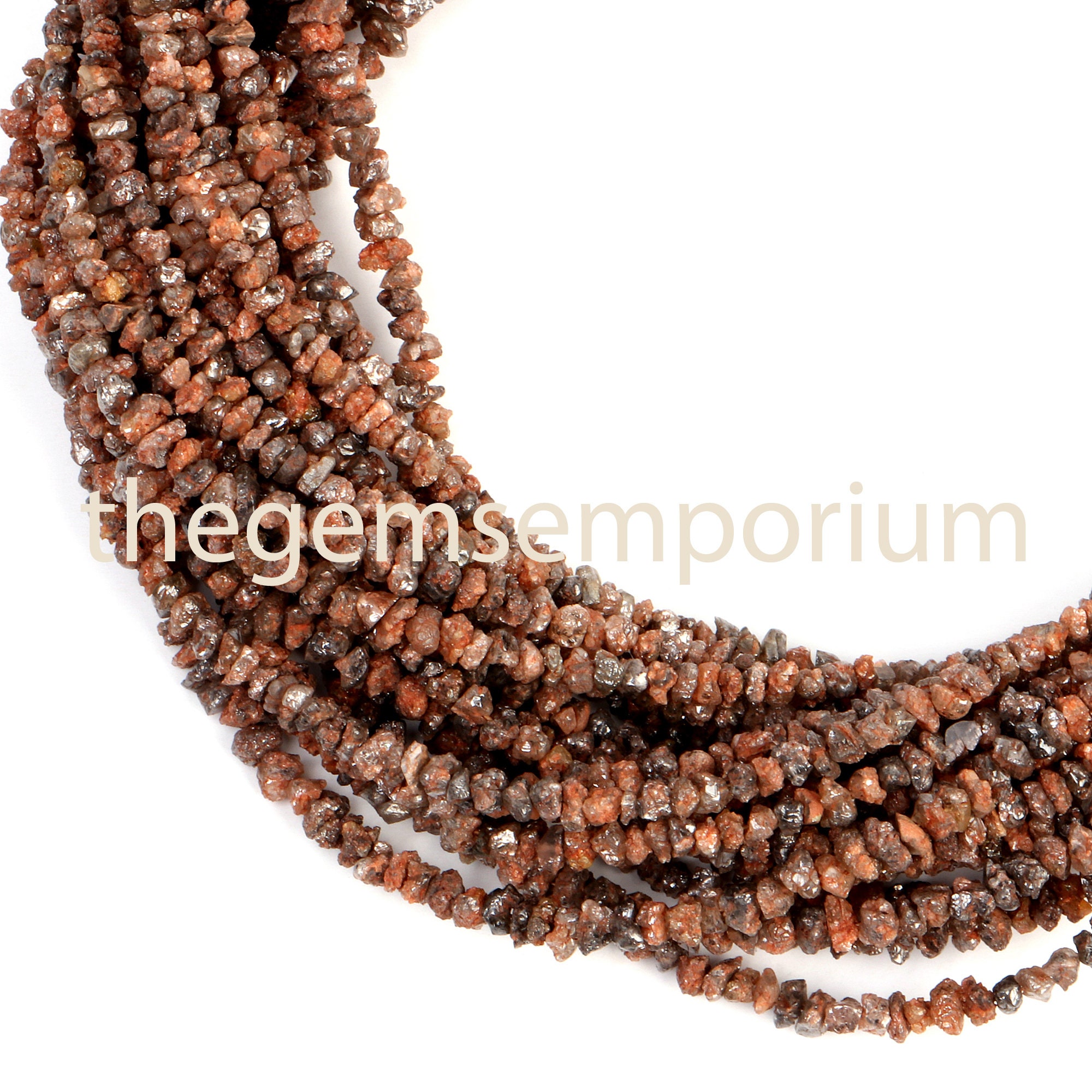 Aaa Red Diamond Nugget Beads, Gemstone Jewelry Making