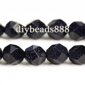 Blue Goldstone,15" Full Strand Blue Goldstone Star Cut Beads,faceted Round Beads,nugget, Diamond Beads 8mm Blue Goldstone,15" Full Strand Blue Goldstone Star Cut Beads,faceted Round Beads,nugget, Diamond Beads 8mm